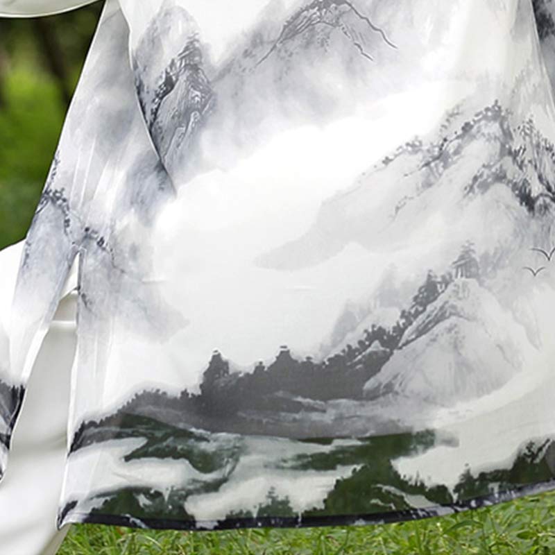 3 pezzi pittura a inchiostro meditazione preghiera spirituale zen tai chi qigong pratica abbigliamento unisex set - Image 11