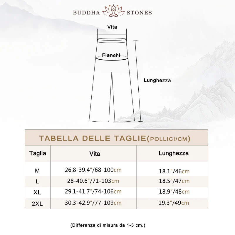 Abito tunica midi con Buddha Stones a V e pantaloni larghi, per meditazione, zen, danza - Image 7