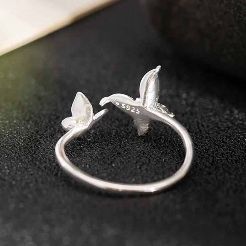 Anello Buddha Stones 925 Sterling Silver Butterfly Love - Image 10