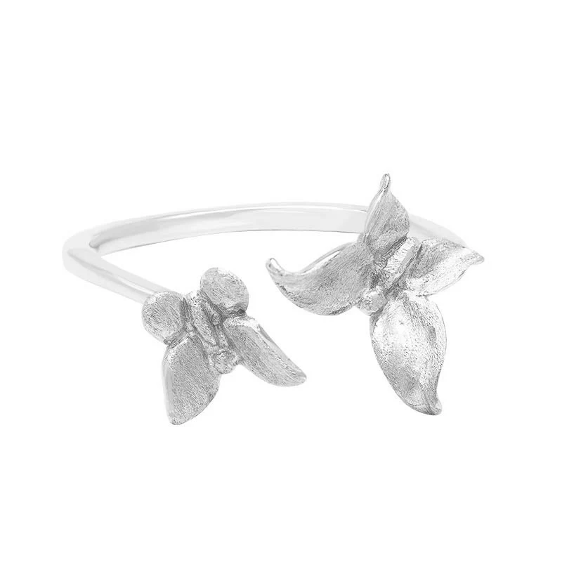 Anello Buddha Stones 925 Sterling Silver Butterfly Love - Image 12