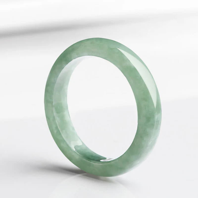Anello Buddha Stones Natural Jade Prosperity Abbondanza