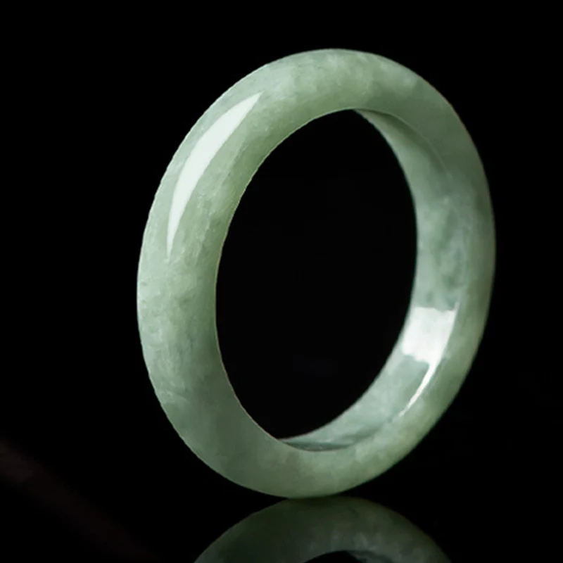 Anello Buddha Stones Natural Jade Prosperity Abbondanza - Image 8