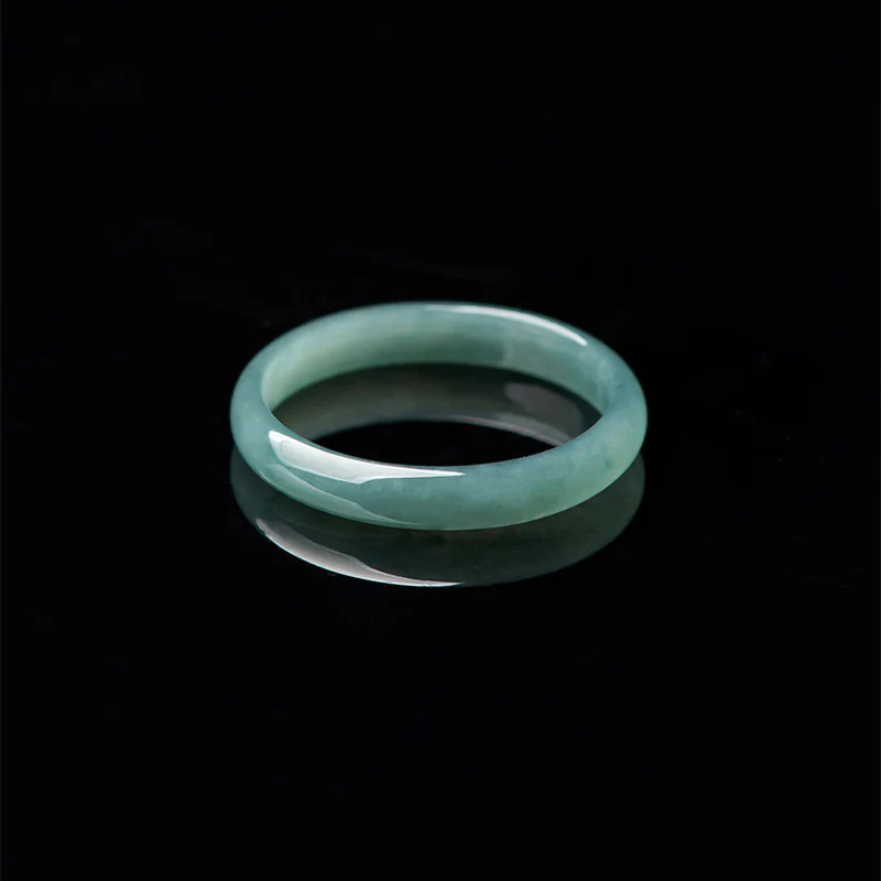 Anello di protezione della prosperità in giada naturale Buddha Stones - Image 9