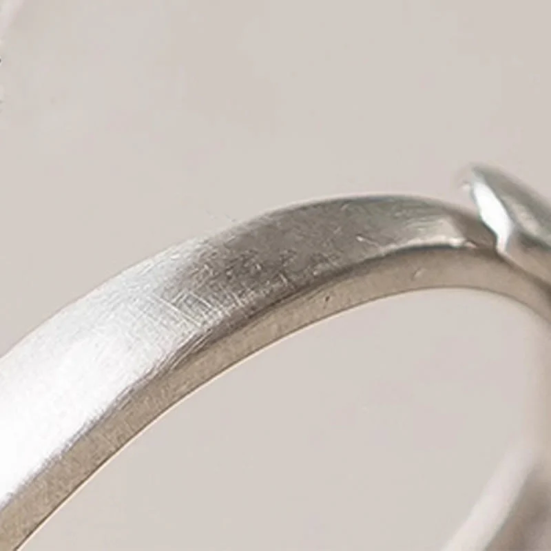 Anello di protezione regolabile in argento sterling 925 con Buddha Stones e ossidiana lucida naturale - Image 4