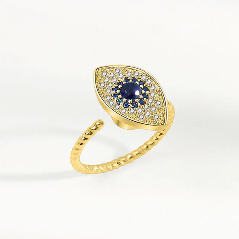 Anello girevole in argento sterling 925 con protezione contro il malocchio e benedizione - Image 9