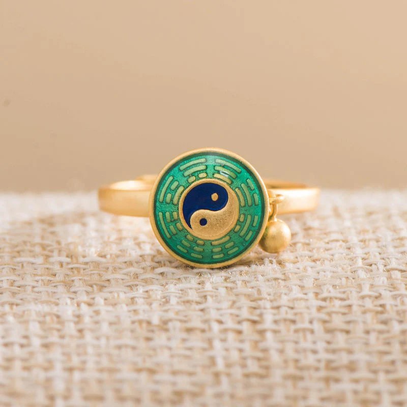 Anello girevole Yin Yang Rame Fortuna Ricchezza - Image 6