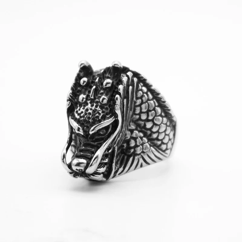 Anello in acciaio al titanio Dragon Balance - Image 5