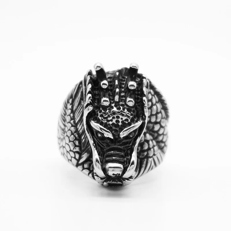 Anello in acciaio al titanio Dragon Balance - Image 6