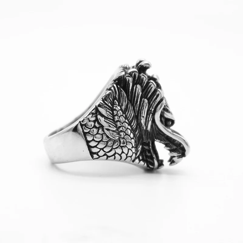 Anello in acciaio al titanio Dragon Balance - Image 7