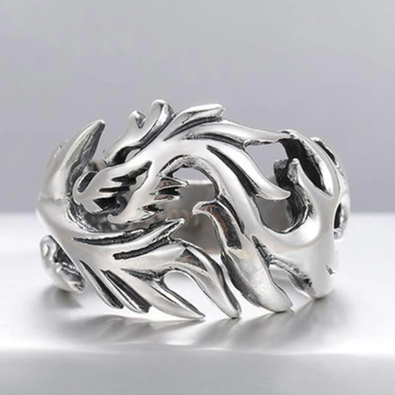 Anello regolabile con motivo a drago Buddha Stones, protezione e forza - Image 13