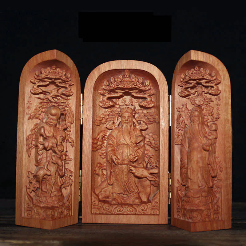 Avalokitesvara Kwan Yin Buddha Legno di ciliegio Compassione Decorazione della casa Altare - Image 13