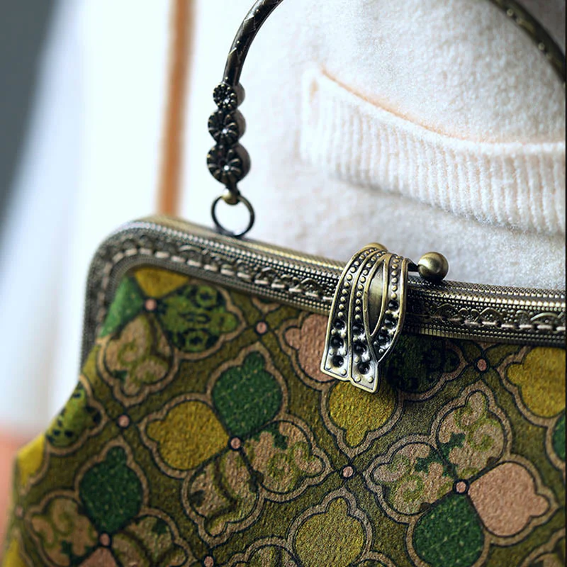 Borsa a mano Buddha Stones verdi, borsa a tracolla con catena in metallo, borsa a tracolla, borsa per cellulare - Image 9