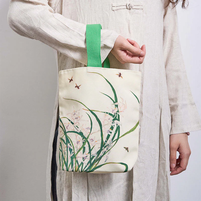 Borsa a mano in Buddha Stones Orchid Bee - Image 2
