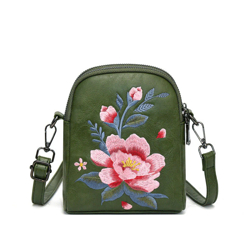 Borsa a tracolla con ricamo Buddha Stones Lotus Su Journey Shopping Bag - Image 10
