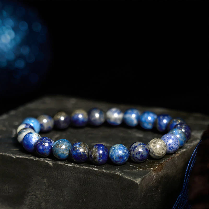 Bracciale Buddha Stones Lazurite Lapislazzuli Positive Balance - Image 2