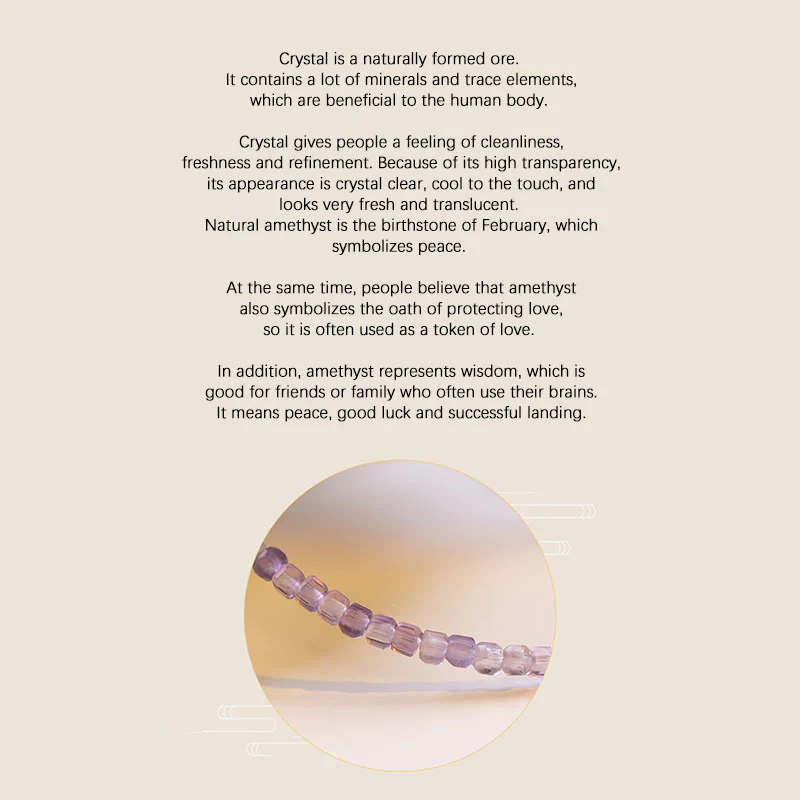 Bracciale Buddha Stones 2,5 mm Ametista naturale Perline ultrasottili Rame placcato oro 14k Inner Peace - Image 10