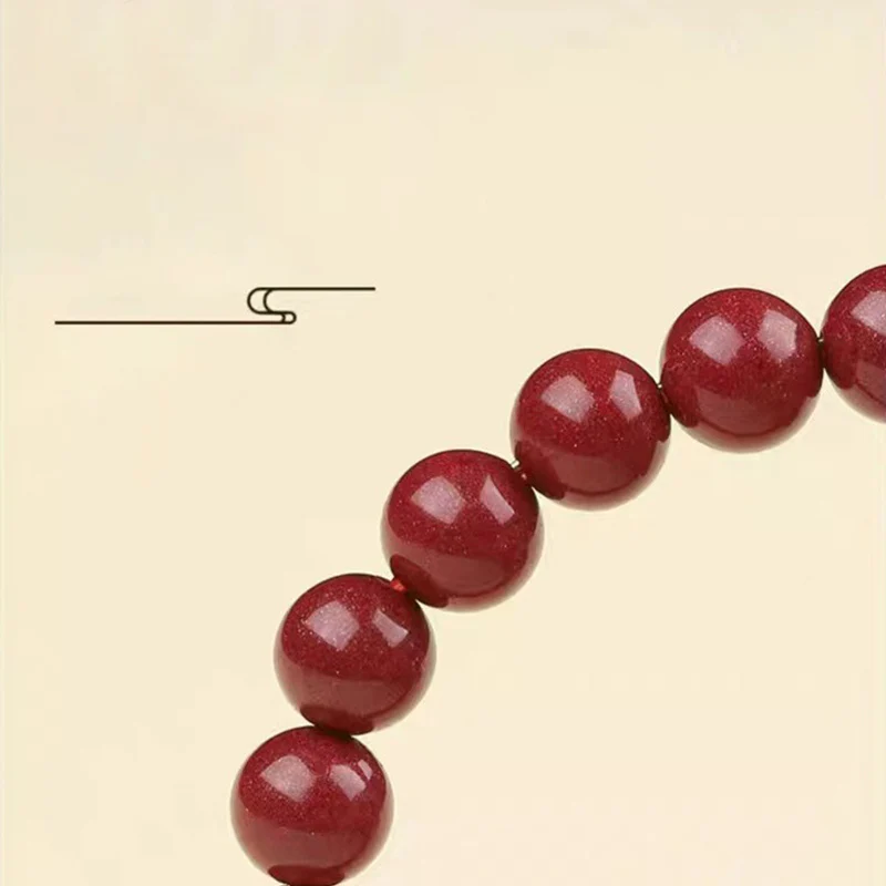 Bracciale Buddha Stones 925 Sterling Silver Cinnabar naturale Quattro Bestie Benedizione - Image 16