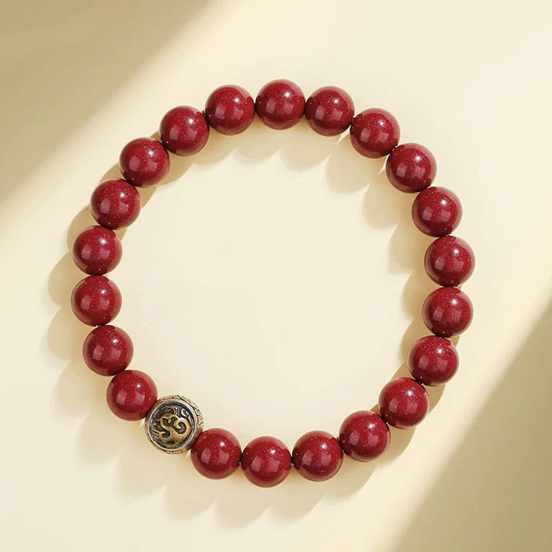 Bracciale Buddha Stones 925 Sterling Silver Cinnabar naturale Quattro Bestie Benedizione - Image 9