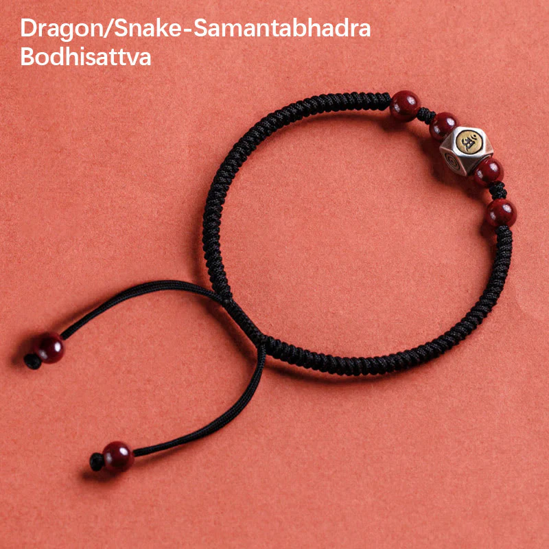 Bracciale Buddha Stones 925 Sterling Silver Zodiaco Cinese Buddha Natale Cinabro Calma - Image 17