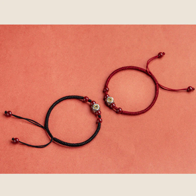Bracciale Buddha Stones 925 Sterling Silver Zodiaco Cinese Buddha Natale Cinabro Calma - Image 27
