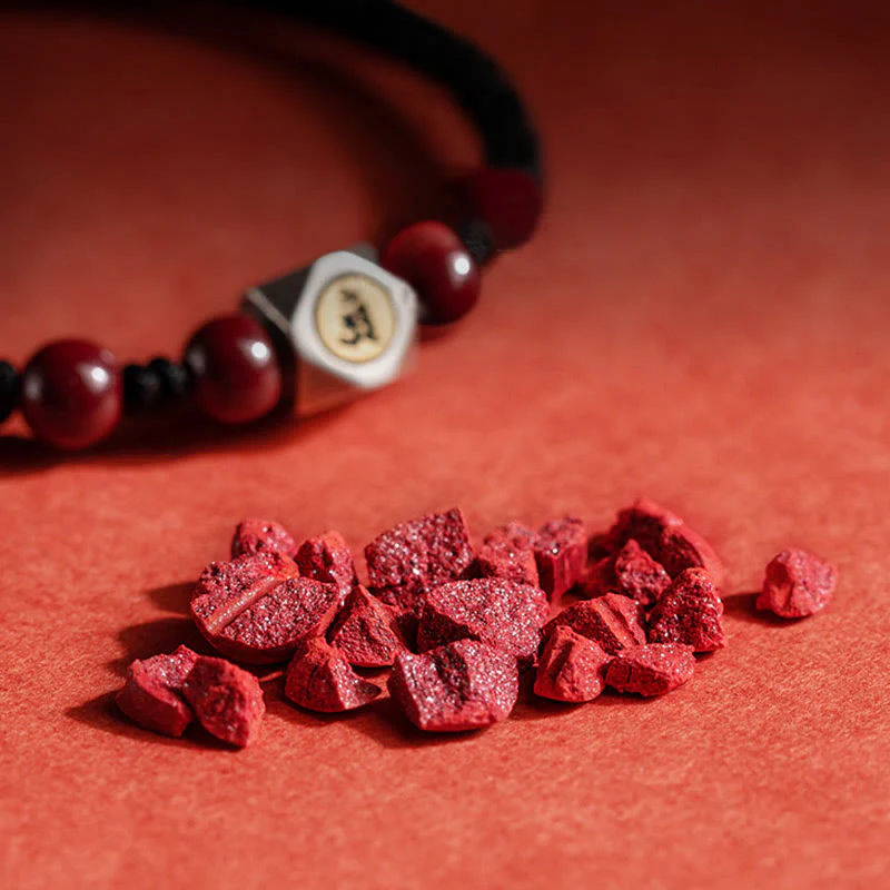 Bracciale Buddha Stones 925 Sterling Silver Zodiaco Cinese Buddha Natale Cinabro Calma - Image 29