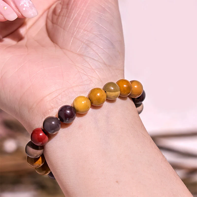 Bracciale Buddha Stones Boost Vitality Warm Color Series Positive Courage - Image 22