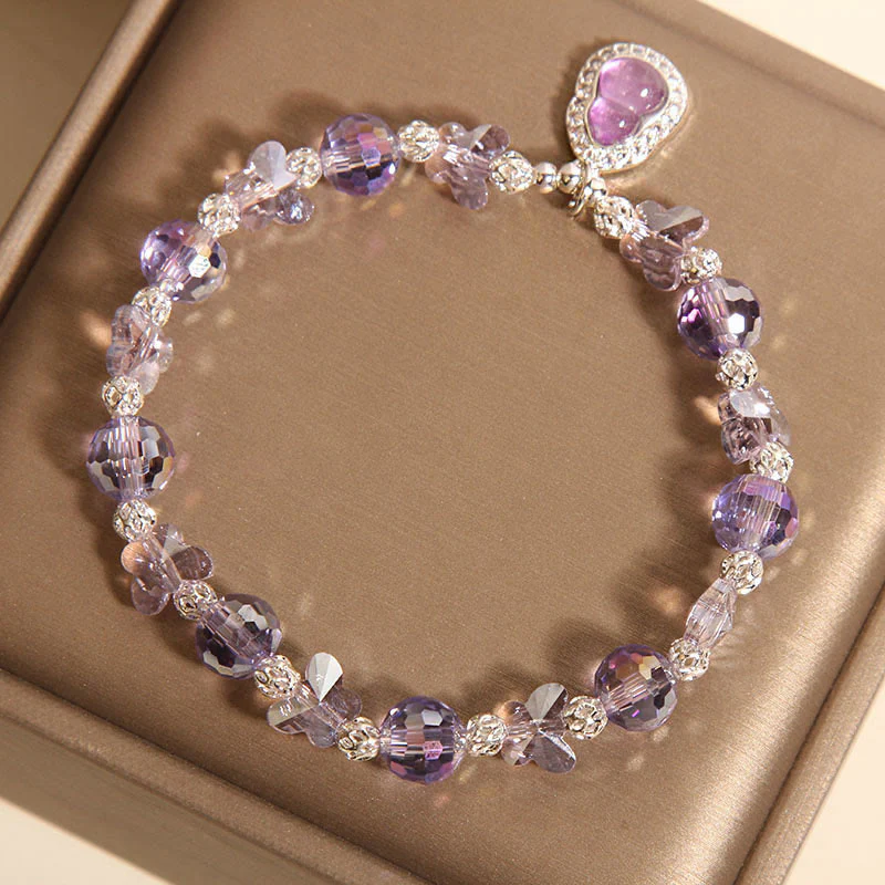 Bracciale Buddha Stones Butterfly Zucca Ametista Citrino Labradorite - Image 4