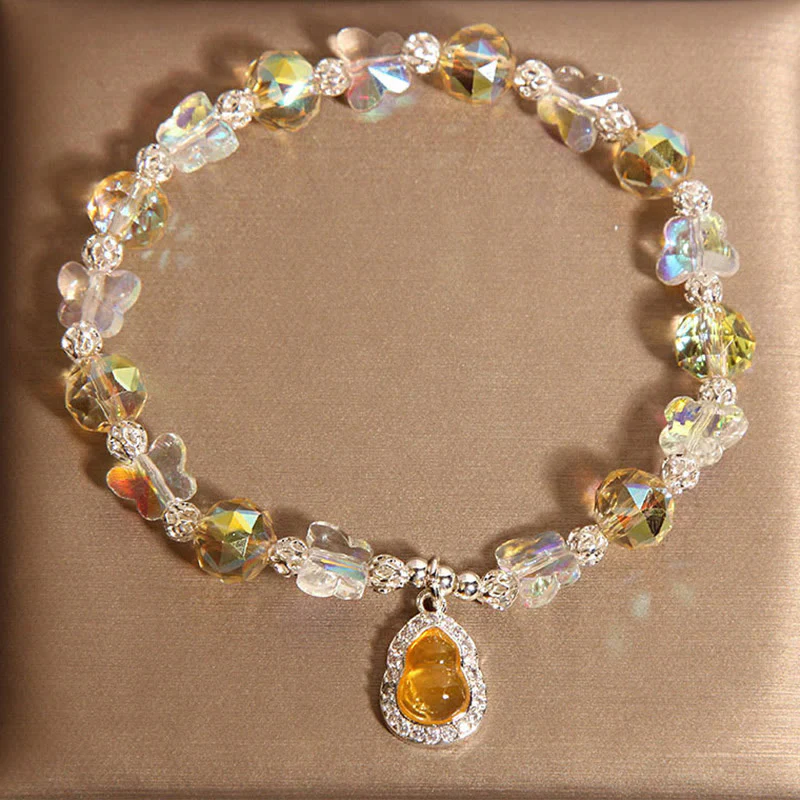 Bracciale Buddha Stones Butterfly Zucca Ametista Citrino Labradorite - Image 6