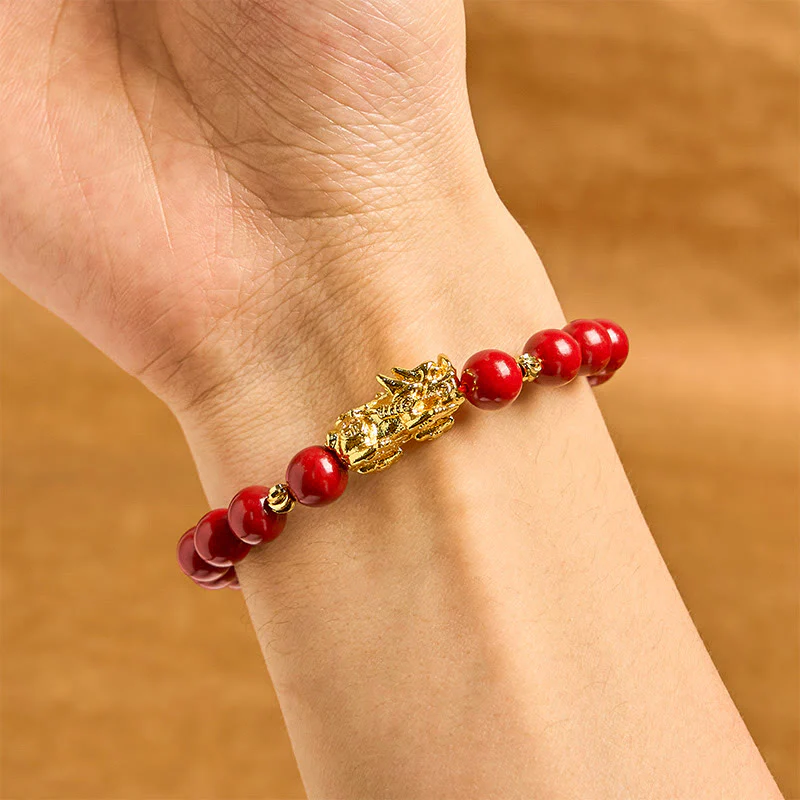 Bracciale Buddha Stones Cinnabar PiXiu Calm Blessing - Image 2