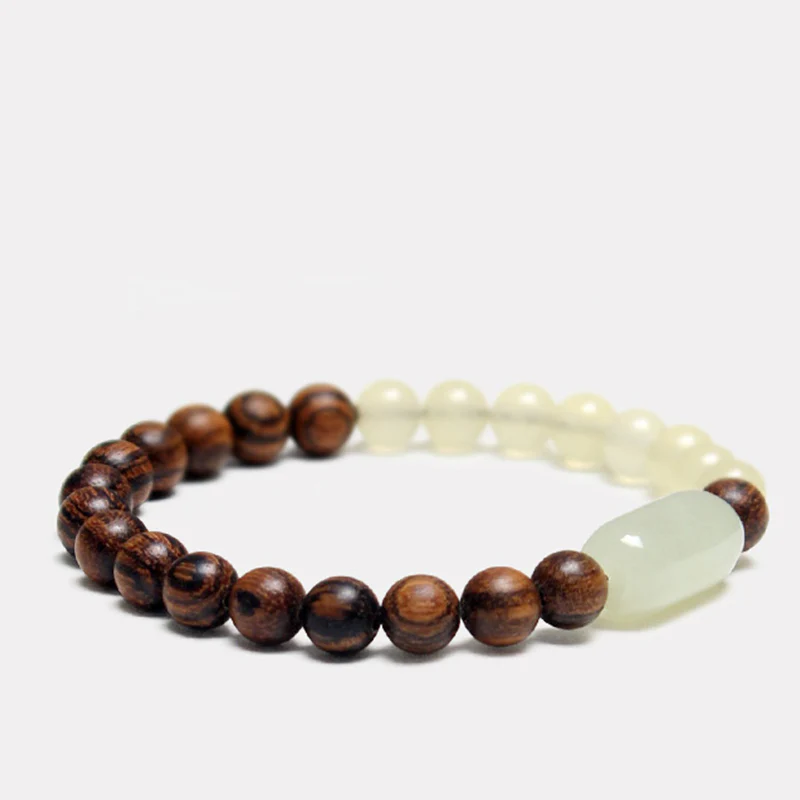 Bracciale Buddha Stones Jade Sandalwood Luck Abbondanza - Image 8