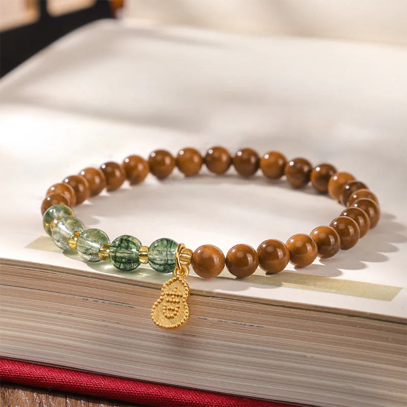 Bracciale Buddha Stones Kuka Seed Green Phantom per allontanare gli spiriti maligni - Image 3