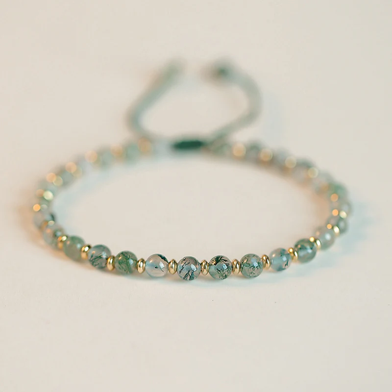 Bracciale Buddha Stones Moss Agate Lucky Balance - Image 10
