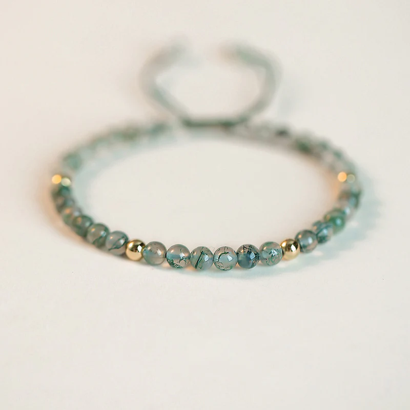 Bracciale Buddha Stones Moss Agate Lucky Balance - Image 6