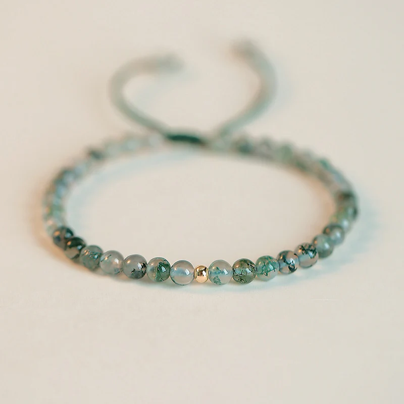Bracciale Buddha Stones Moss Agate Lucky Balance - Image 9