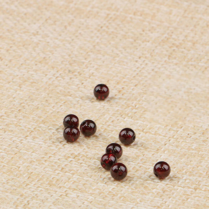 Bracciale Buddha Stones Natural Garnet Strawberry Quartz Calm - Image 12
