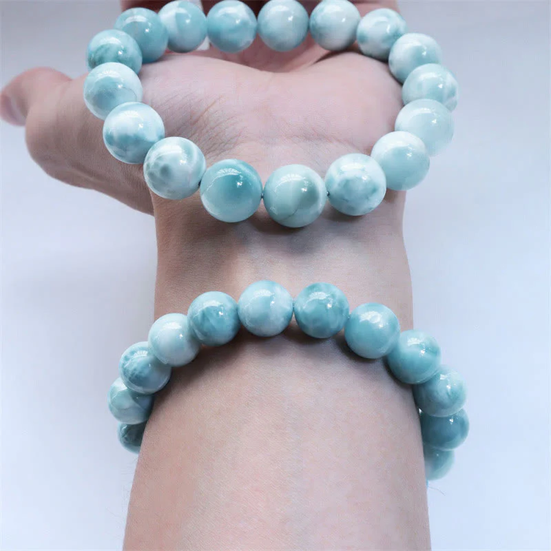 Bracciale Buddha Stones Natural Larimar Wisdom Confidence - Image 10