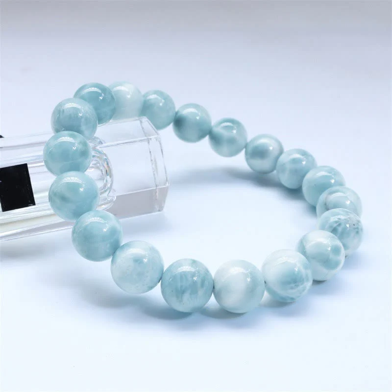 Bracciale Buddha Stones Natural Larimar Wisdom Confidence - Image 3
