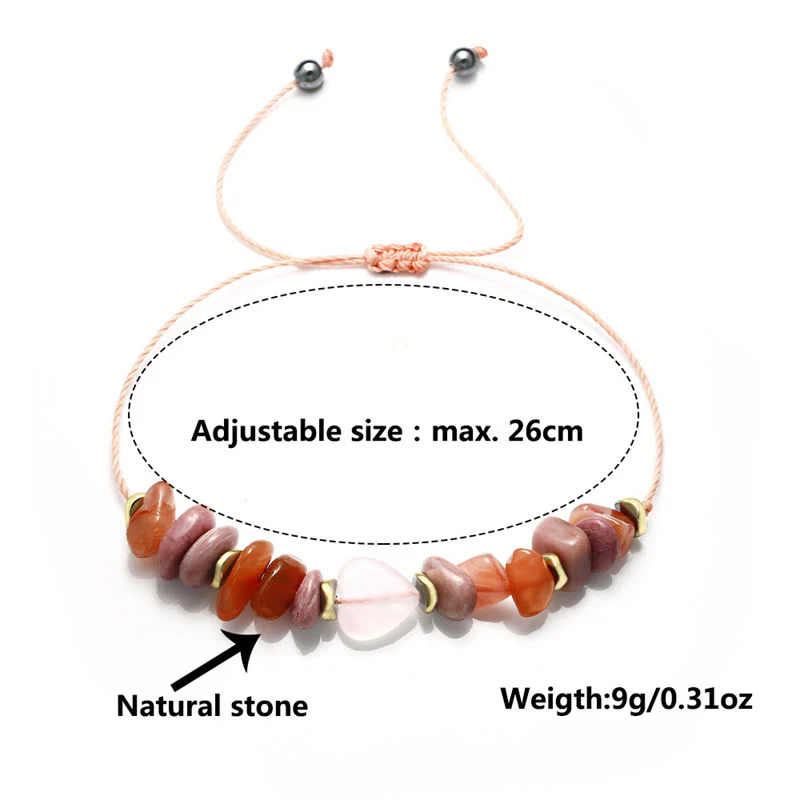Bracciale Buddha Stones Thinking Of You, Quarzo Rosa, Rodonite, Corniola, Relazioni - Image 13