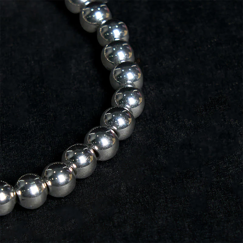 Bracciale Buddha Stones Titanium Steel Good Luck Balance - Image 6