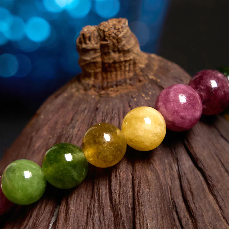 Bracciale Buddha Stones Tormalina Fiore della Saggezza - Image 3
