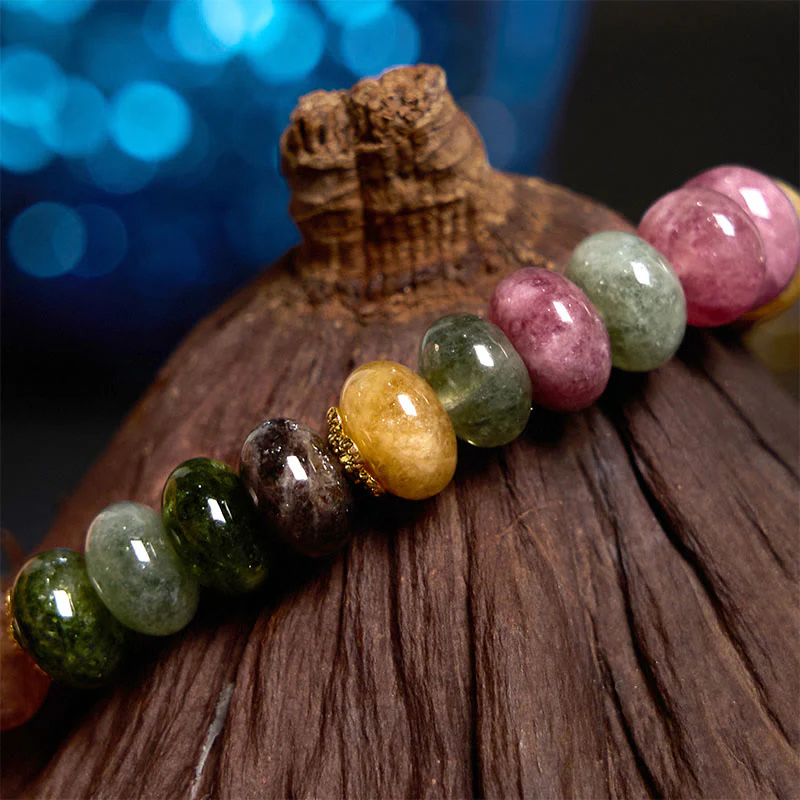 Bracciale Buddha Stones Tormalina Giada Safe And Well Love - Image 4