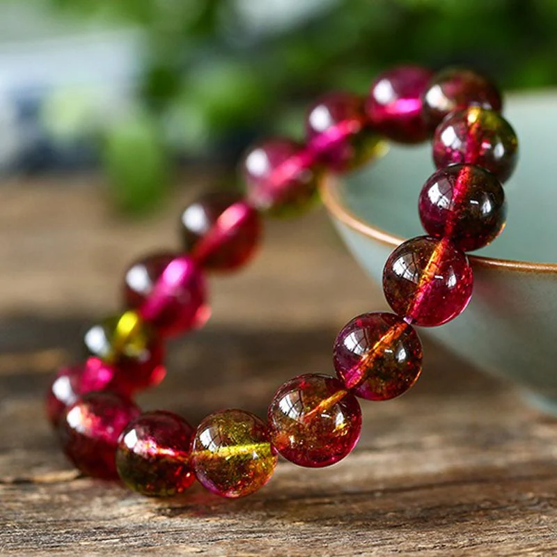 Bracciale Buddha Stones Tormalina Naturale Amore Saggezza - Image 2