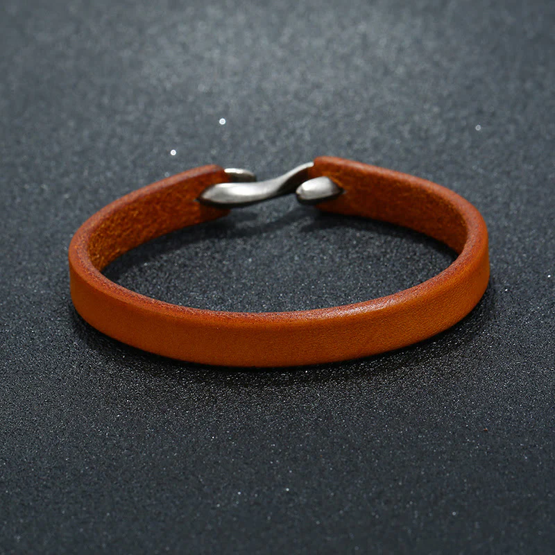 Bracciale Buddha Stones Vintage in pelle con fibbia semplice e resistente - Image 4