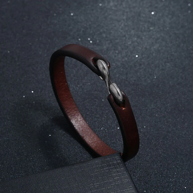 Bracciale Buddha Stones Vintage in pelle con fibbia semplice e resistente - Image 8