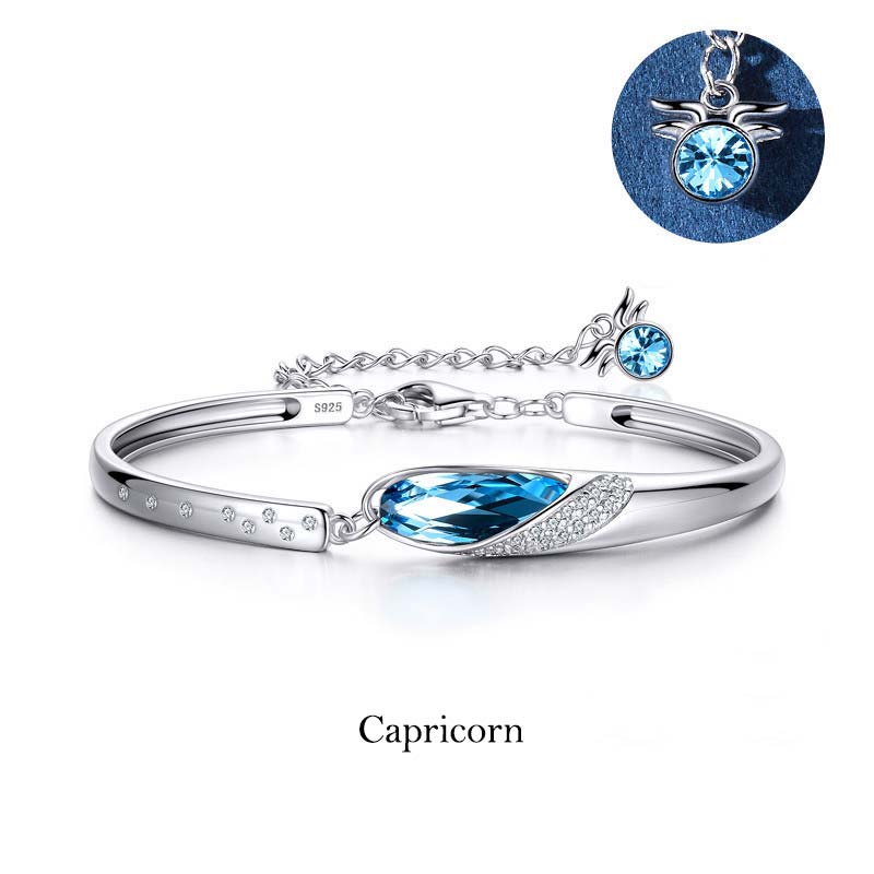 Bracciale con ciondolo Buddha Stones in rame placcato argento 925 con 12 costellazioni dello zodiaco - Image 18