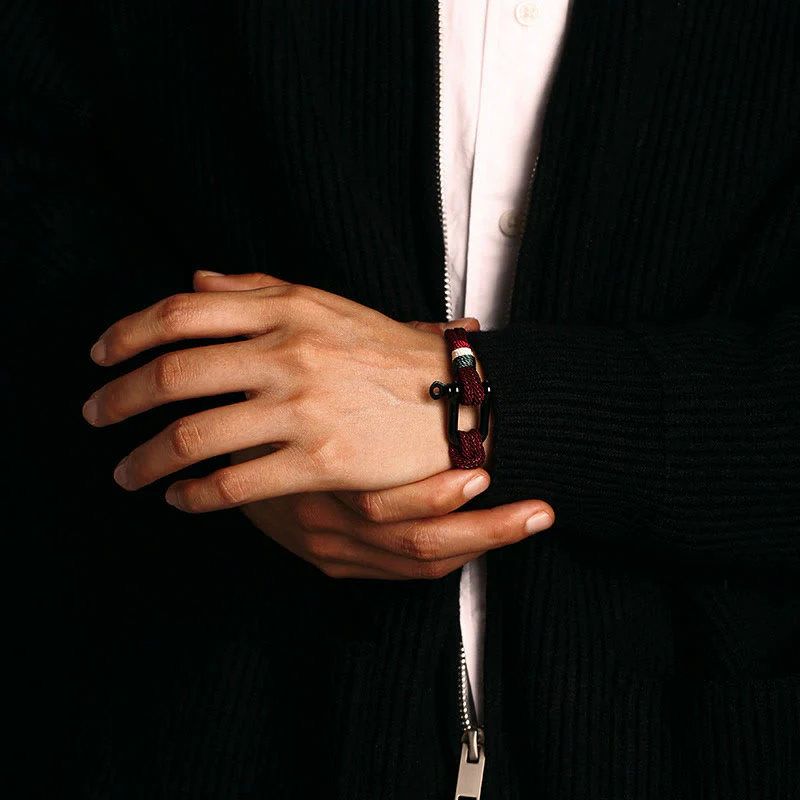 Bracciale con fibbia in acciaio inossidabile con design semplice Buddha Stones Luck - Image 4