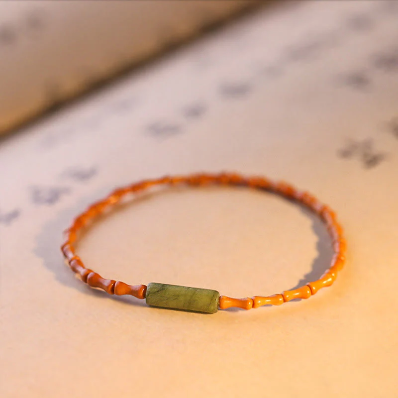 Bracciale della pace con noccioli di oliva ultra-fini Buddha Stones - Image 13