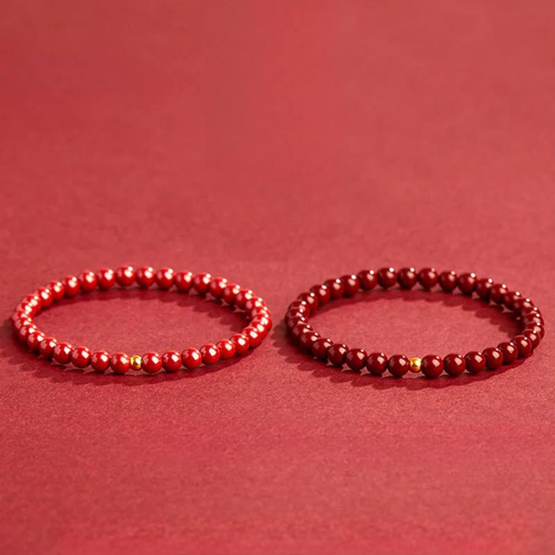 Bracciale di concentrazione in turchese cinabro Buddha Stones - Image 7