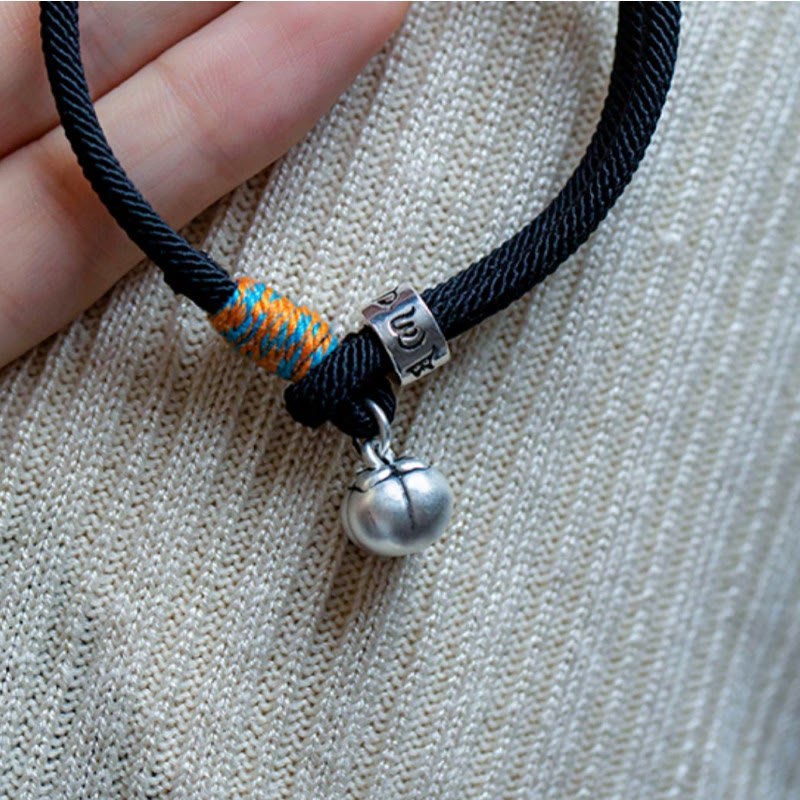 Bracciale intrecciato con Buddha Stones, fatto a mano in argento sterling 925, tibetano, Om Mani Padme Hum, protezione dalla fortuna - Image 4