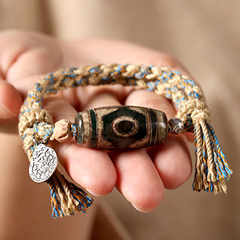 Bracciale intrecciato con Buddha Stones per la protezione della ricchezza - Image 11